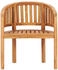 vidaXL Banana Chair solid Wood Teak