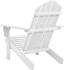 vidaXL Adirondack-Gartenstuhl weiß