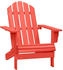 vidaXL Adirondack-Gartenstuhl rot