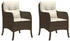 vidaXL Garden Chair 2-Pcs (36514)