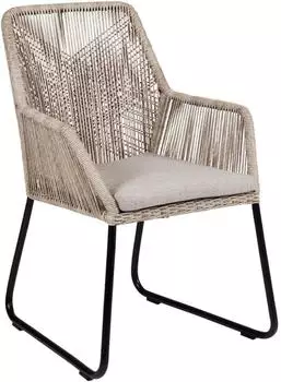 Brafab Midway Diningsessel aus Polyrattan Beige/Schwarz (5032-8-21-02)