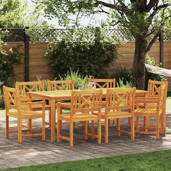 vidaXL Gartenstuhl 8 pcs Braun 56 x 56 x 90cm Massivholz Akazie (3324848)