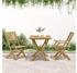 vidaXL Gartenstühle 2 Stk. Klappbar 54,5x61,5x86,5cm Massivholz Akazie (365737)