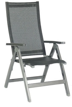 SonnenPartner Klappsessel Fresno Aluminium/Textilen anthrazit (80062622)