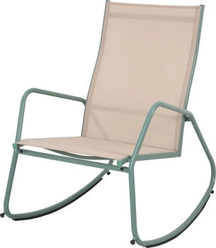 Best Brody Garten-Schaukelstuhl Grün-Beige (58351)