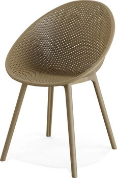 Best Qosy Outdoor Schalenstuhl Sand Kunststoff (50730)