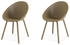 Best Qosy Outdoor Schalenstuhl Sand Kunststoff (50730)