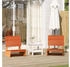 vidaXL Gartenstühle 2 Stk. Wachsbraun 60x64x70,5 cm Massivholz Kiefer (859314)