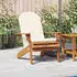 vidaXL Adirondack-Gartenstuhl mit Kissen Massivholz Akazie (360031)