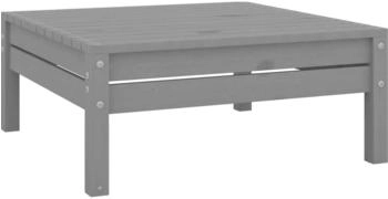 vidaXL Gartenhocker Grau Massivholz Kiefer (806579)