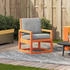 vidaXL Gartenstuhl Wachsbraun 57,5x63x76 cm Massivholz Kiefer (844645)