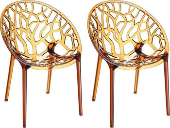 CLP Crystal Stuhl bernstein 2er-Set