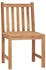 vidaXL Gartenstühle 6 Stk. mit Kissen Massivholz Teak (3073117)