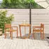 vidaXL Gartenstühle 2 Stk. 50x53x80 cm Massivholz Akazie (4108138)