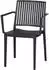anthrazit: Siena Garden Stapelsessel-Set Lane 2-teilig