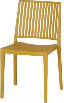 Siena Garden Stapelstuhl-Set Lane 4-teilig Mustard