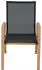 Siena Garden Stapelsessel Catania 67x57x92,5cm Schwarz-Braun
