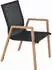 Siena Garden Stapelsessel Catania 67x57x92,5cm Schwarz-Braun