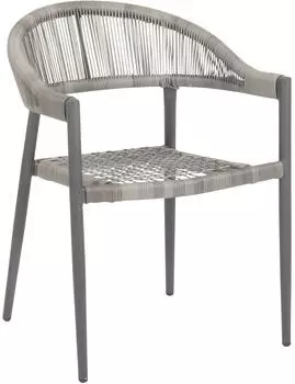 Acamp Set 4x Sessel Brooklyn Anthrazit