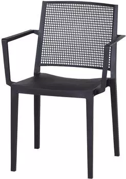 Siena Garden Stapelsessel-Set Square 2-teilig Anthrazit