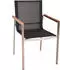 Garden Pleasure Stapelstuhl Denver 2er-Set Anthrazit FSC
