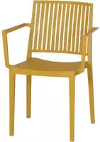 Siena Garden Gartensessel "Lane 2er Set Stapelsessel mustard" Set, 2 Stk. tlg.