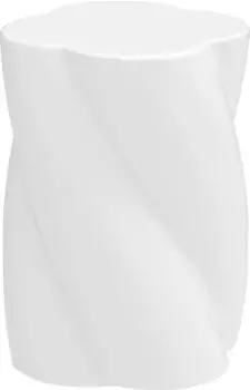 Outsunny Gartenhocker Keramik 120kg Belastbar 33x33x45cm Weiß