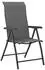 vidaXL Gartenstühle 2 Stk. Klappbar Grau Poly Rattan (4007140)