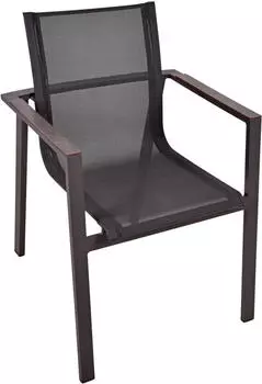 Garden Pleasure Stapelstuhl Sophia 2er-Set Anthrazit