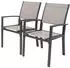 Habitat et Jardin Tropic garden armchair x2 taupe