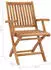 vidaXL Klappbare Gartenstühle mit Kissen 8 Stk Massivholz Teak 3072780