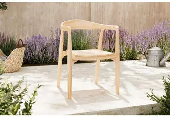Ambia Garden Teak Holz Teakholz massiv rund
