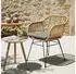Idimex PARAMO aus Polyrattan moderner Esszimmerstuhl in Rattan Optik Küchenstuhl mit Sitzkissen Korbstuhl mit robustem Metallgestell