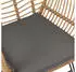 Idimex PARAMO aus Polyrattan moderner Esszimmerstuhl in Rattan Optik Küchenstuhl mit Sitzkissen Korbstuhl mit robustem Metallgestell