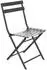 Hespéride Greensboro foldable garden chair graphite