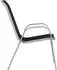 Habitat et Jardin Cordoba stackable garden armchair x2 black