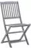 vidaXL Klappbare Gartenstühle 8 Stk mit Kissen Massivholz Akazie 3078296