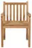 vidaXL Gartenstühle 8 Stk mit Roten Kissen Massivholz Teak 3073064