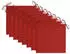 vidaXL Gartenstühle 8 Stk mit Roten Kissen Massivholz Teak 3073064