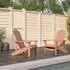 vidaXL Adirondack-Gartenstühle 2 Stk HDPE Braun 3095694