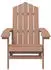 vidaXL Adirondack-Gartenstühle 2 Stk HDPE Braun 3095694