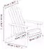 vidaXL Adirondack-Gartenstühle 2 Stk HDPE Braun 3095694