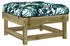 vidaXL Gartenhocker mit Kissen 2 Stk Kiefernholz Imprägniert 825470