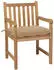 vidaXL Gartenstühle 6 Stk mit Beigen Kissen Massivholz Teak 3073049