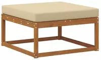 vidaXL Outdoor-Fu&szlig;hocker Natur