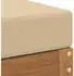 vidaXL Outdoor-Fußhocker Massivholz Akazie Natur 900530
