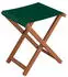 Erst-Holz Gartenhocker Klappbar X-Stuhl Dunkel mit Grün 10-210 Einzelstück