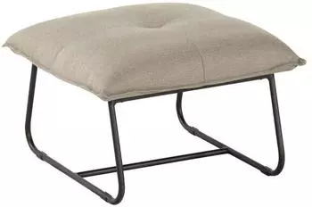 Sch&ouml;ner Wohnen Fontein Loungehocker Aluminium/Sunbrella Sand