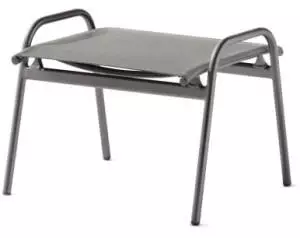 Sieger Sirio Hocker Aluminium, eisengrau/hellgrau (309/G-HG)