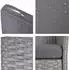Mendler Halden 2er-Set Poly-Rattan Gartensessel, grau, Kissen anthrazit (64302)